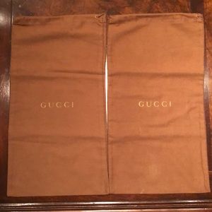 💯 brand new Pair Gucci dust bags,